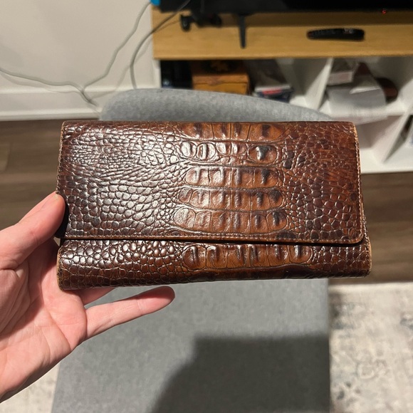 Brahmin Crocodile Leather Wallet - Picture 5 of 5